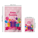 Happy Birthday - Personalized Birthday Garden Flag