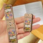 Teacher Gifts Boho Kraft - Personalized Teacher Shaped Magnetic Bookmark