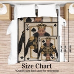 Black King - Personalized African American Blanket