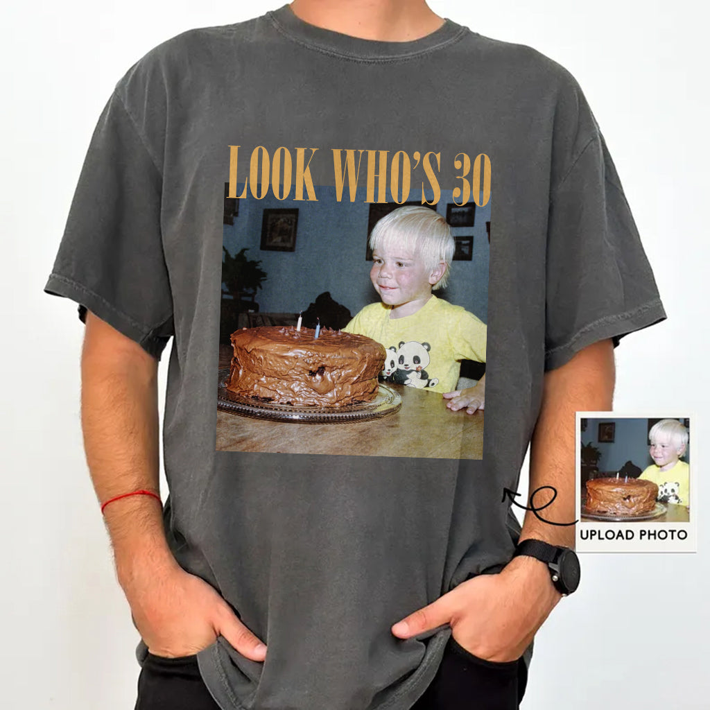 Birthday Gift - Personalized Birthday Washed T-Shirt