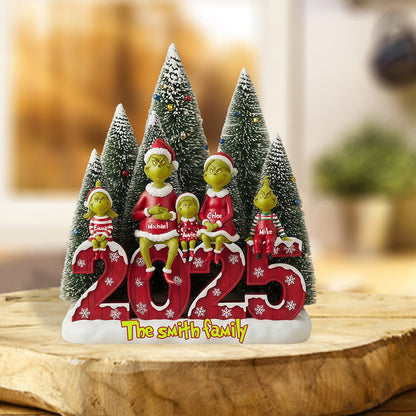 Merry Christmas - Personalized Stole Christmas Custom Shaped Acrylic Plaque