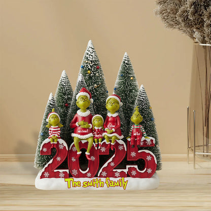 Merry Christmas - Personalized Stole Christmas Custom Shaped Acrylic Plaque