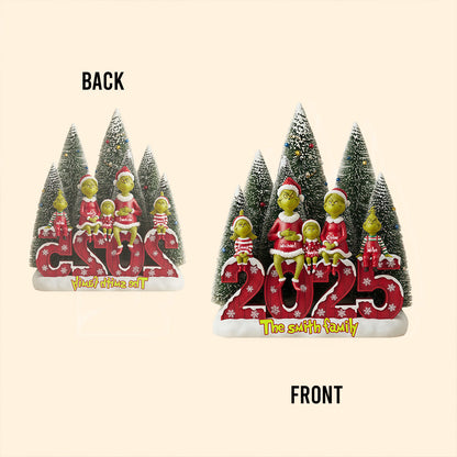 Merry Christmas - Personalized Stole Christmas Custom Shaped Acrylic Plaque