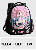 Back To School Gift Idea - Personalized Kid Changeable Leather Patch Backpack