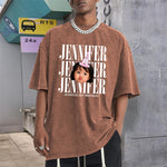 Birthday Gift - Personalized Birthday Washed T-Shirt