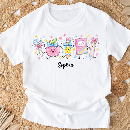 Back To School, Teacher Gift Idea - Personalized Teacher T-shirt And Hoodie
