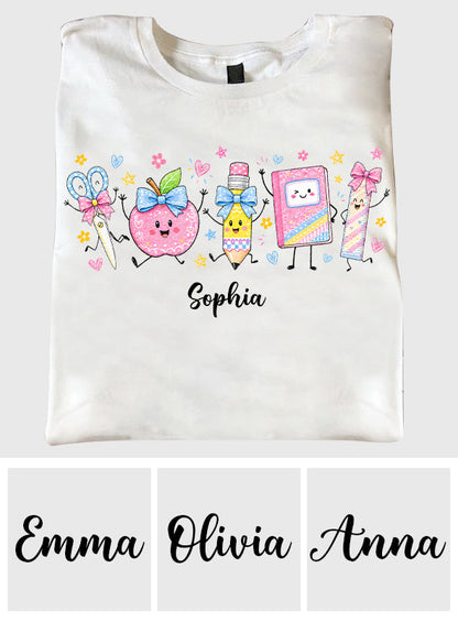 Back To School, Teacher Gift Idea - Personalized Teacher T-shirt And Hoodie
