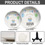 Happy Birthday - Personalized Birthday Ceramic Round Plate