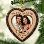 Our Christmas Together - Personalized Couple Ornament
