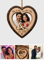 Our Christmas Together - Personalized Couple Ornament