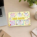 Back To School, Teacher Gift Idea - Personalized Teacher Mouse Pad Custom Shape