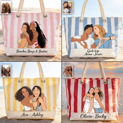 Friends - Personalized Bestie Beach Bag