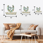 God Bless The Broken Road - Personalized Couple Cut Metal Sign