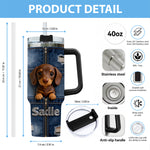 Love My Pet - Personalized Pet Tumbler With Plush Charm