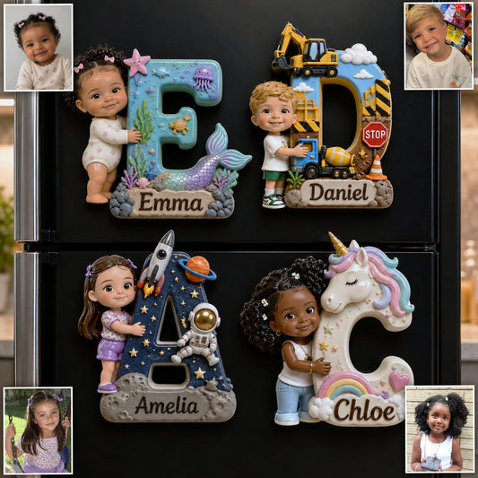 Dream Letter - Personalized Kid 3D Magnet