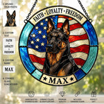 Custom From Any Photo - Personalized Dog 3D Printed Glass Suncatcher