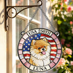 Custom From Any Photo - Personalized Dog 3D Printed Glass Suncatcher