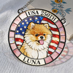 Custom From Any Photo - Personalized Dog 3D Printed Glass Suncatcher