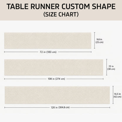 Grandma Grandpa's Pumpkin Patch - Personalized Grandma Custom Shape Table Runner