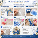 Faith-inspired Diamond Painting - Personalized Christian Diamond Painting Ornament Kit