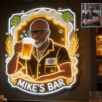 Cheers & Beers, Bar Decoration - Personalized Beer Neon LED Light Sign