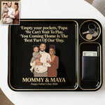 Father's Day Gift, Key & Wallet Tray - Personalized Father Catch-All Tray