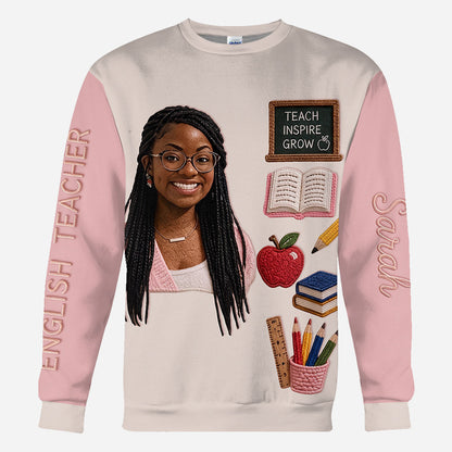 Gift For Teacher - Personalized Teacher All Over Shirt