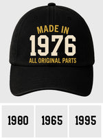 Birthday Gift Idea - Personalized Birthday Embroidered Classic Cap