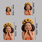 Any Flower Unique Gift - Personalized Self Love Premium 3D Figurine