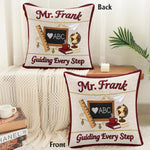 Vintage Teacher - Personalized Teacher Faux Fur Square Pillow