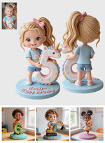 Any Photo Birthday Gift For Kids - Personalized Birthday Premium 3D Figurine