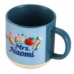 Kawaii School Teacher Gift Personalized - Personalized Teacher Printed Pottery Mug