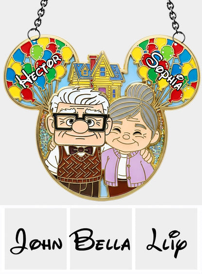 You Are My Greatest Adventure - Personalized Couple Window Hanging Suncatcher Ornament