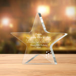 Happy Birthday - Personalized Birthday Custom Shaped Acrylic Plaque