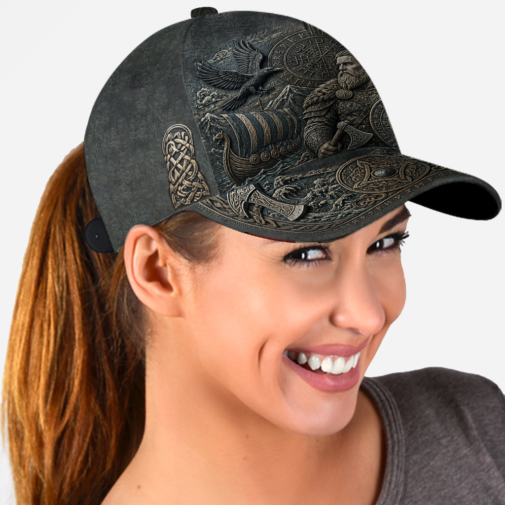 Viking Theme, Gift for Men - Personalized Viking Classic Cap