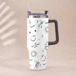 Back To School - Personalized Teacher Tumbler With Handle