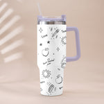 Back To School - Personalized Teacher Tumbler With Handle