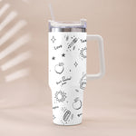 Back To School - Personalized Teacher Tumbler With Handle