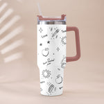 Back To School - Personalized Teacher Tumbler With Handle