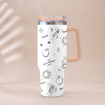 Back To School - Personalized Teacher Tumbler With Handle