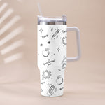Back To School - Personalized Teacher Tumbler With Handle