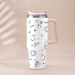 Back To School - Personalized Teacher Tumbler With Handle