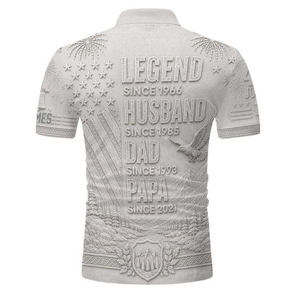 Legend - Personalized Father Polo Shirt