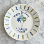 Happy Birthday - Personalized Birthday Ceramic Round Plate