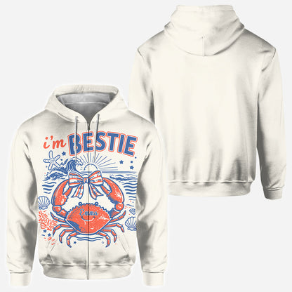 If Crabby Please Return To Bestie - Personalized Bestie All Over Shirt