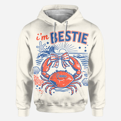 If Crabby Please Return To Bestie - Personalized Bestie All Over Shirt