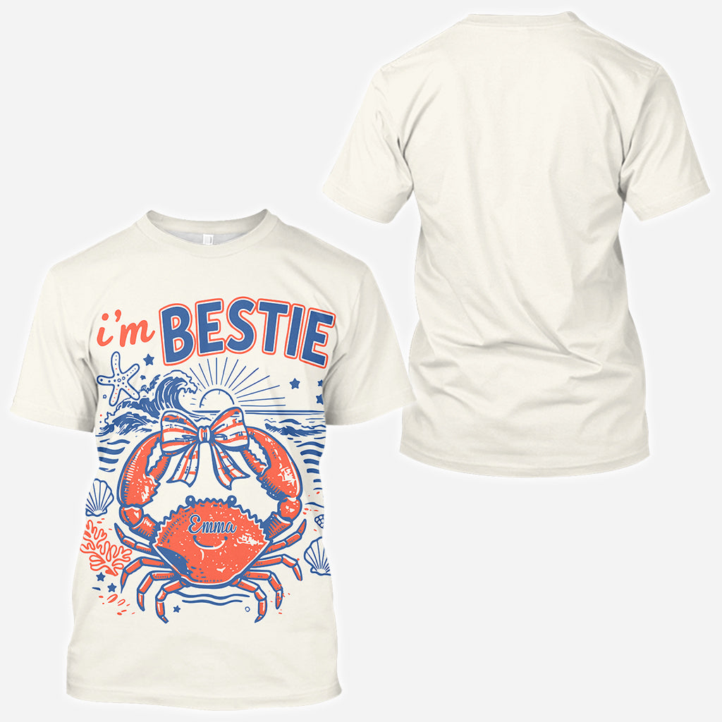 If Crabby Please Return To Bestie - Personalized Bestie All Over Shirt