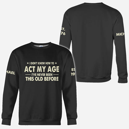 Happy Birthday - Personalized Birthday All Over Shirt