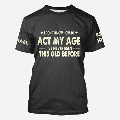 Happy Birthday - Personalized Birthday All Over Shirt