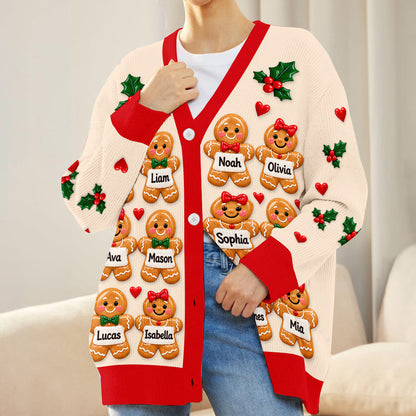 Grandma's Perfect Batch - Personalized Grandma Cardigan Sweater